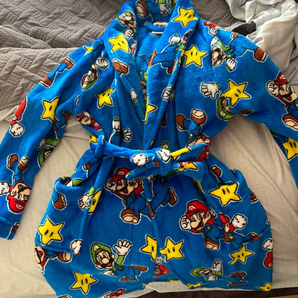 Kids Super Mario Robe